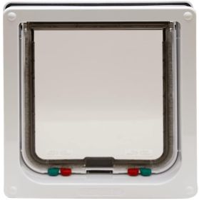 1 count Cat Mate Large Cat Flap 4 Way Locking Door