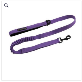 Soft Pull Traffic Dog Leash - Paisley Purple Soft Pull Traffic Dog Leash - Paisley Purple