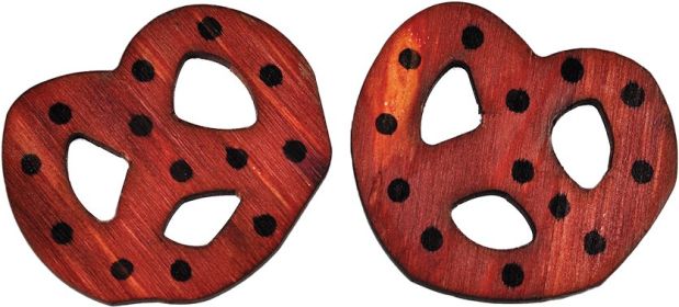 2 count AE Cage Company Wooden Pretzels Chew Toy