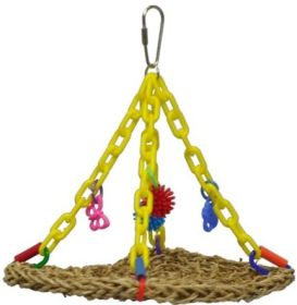 1 count AE Cage Company Happy Beaks Hanging Vine Mat for Small Birds