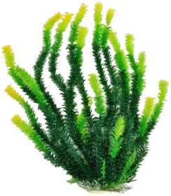 20" tall Aquatop Green Aquarium Plant with Light Tips