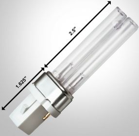 5 watt Via Aqua Plug-In UV Compact Quartz Replacement Bulb