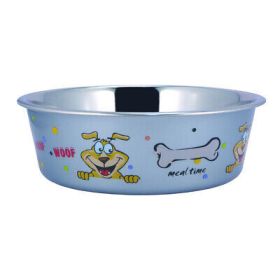 Multi Print Stainless Steel Dog Bowl By Bella N Chaser