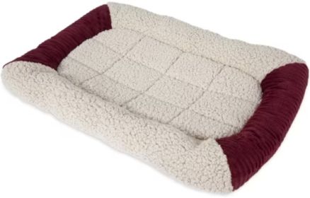 Medium - 1 count Aspen Pet Self Warming Bolster Kennel Mat