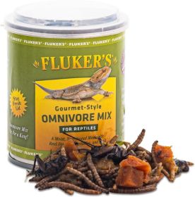 2.75 oz Flukers Gourmet Style Canned Omnivore Mix for Reptiles