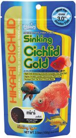 3.5 oz Hikari Sinking Cichlid Gold Mini Pellet Food