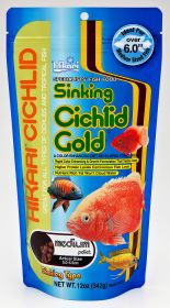 12 oz Hikari Sinking Cichlid Gold Medium Pellet Food