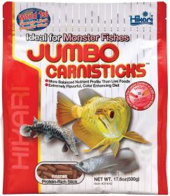 17.6 oz Hikari Jumbo Carnisticks Floating Stick Food