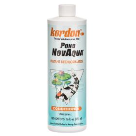 16 oz Kordon Pond NovAqua Instant Dechlorinator Water Conditioner