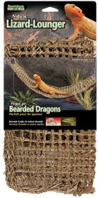 1 count Reptology Natural Lizard Lounger 100% Natural Seagrass Fiber