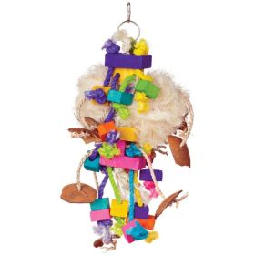 1 count Prevue Bodacious Bites Tough Puff Bird Toy