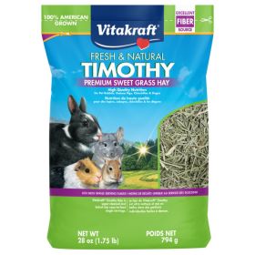 28 oz Vitakraft Timothy Premium Sweet Grass Hay