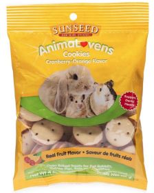 4 oz Sunseed AnimaLovens Cranberry Orange Cookies for Small Animals