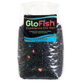 5 lb GloFish Aquarium Gravel Black with Fluorescent Highlights