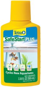 3.38 oz Tetra SafeStart Plus Cycles New Aquariums for Freshwater Aquariums