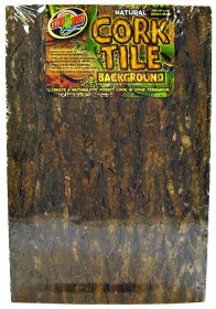 12" x 18" - 1 count Zoo Med Natural Cork Tile Background for Terrariums