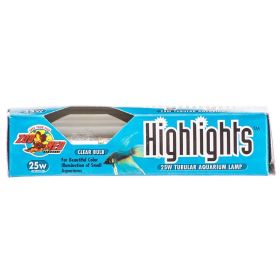 25 watt - 1 count Zoo Med Aquatic Highlights Tubular Aquarium Lamp Clear