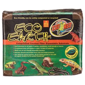 3 count Zoo Med Eco Earth Compressed Coconut Fiber Substrate