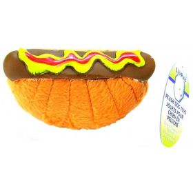 Lil Pals Plush Hot Dog Toy for Puppies and Toy Breeds (size: 1 count)