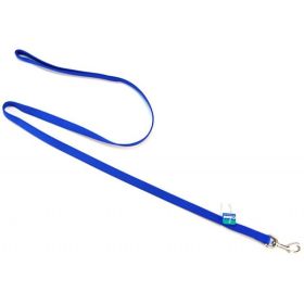 Coastal Pet Single Nylon Lead Blue (size: 4 feet x 5/8"W)