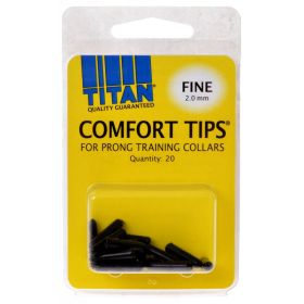 Titan Comfort Tips for Prong Training Collars (size: Fine - 20 count)