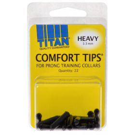 Titan Comfort Tips for Prong Training Collars (size: Heavy - 22 count)