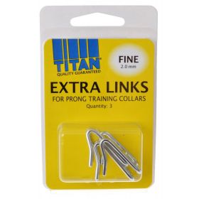 Titan Extra Links for Prong Training Collars (size: Fine - 3 count)