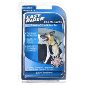 Coastal Pet Easy Rider Car Harness for Dogs Black (size: Large - 1 count)