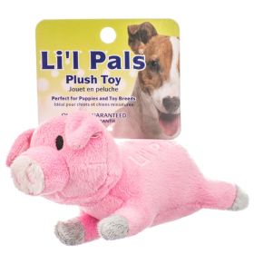 Lil Pals Ultra Soft Plush Pig Dog Toy (size: 1 count)