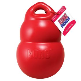 KONG Bounzer Red Rubber Dog Toy (size: 1 count)