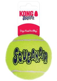 KONG Air Dog Squeaker Tennis Balls Large Dog Toy (size: 1 count)