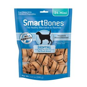 SmartBones Rawhide Free Dental Bones Mini (size: 24 count)